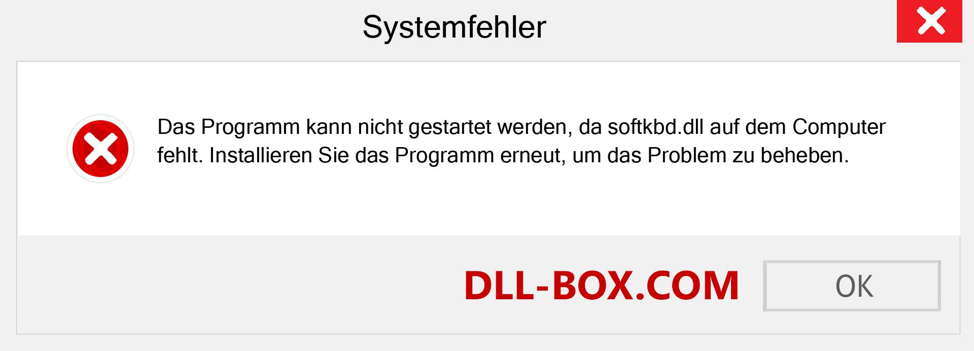 softkbd.dll-Datei fehlt?. Download für Windows 7, 8, 10 - Fix softkbd dll Missing Error unter Windows, Fotos, Bildern